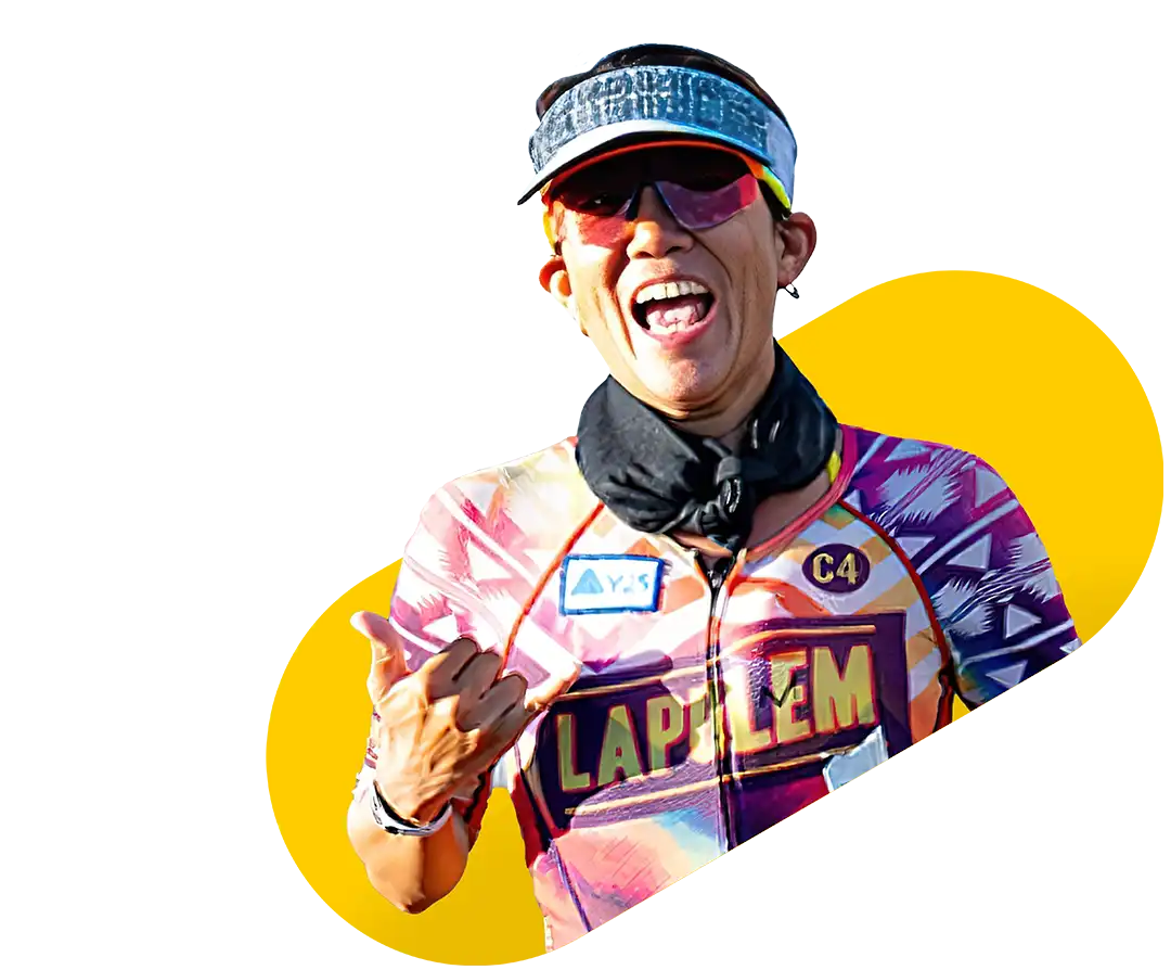 Mit Hilfe von Synthesit wurde Maika Ota japanische Triathlonmeisterin